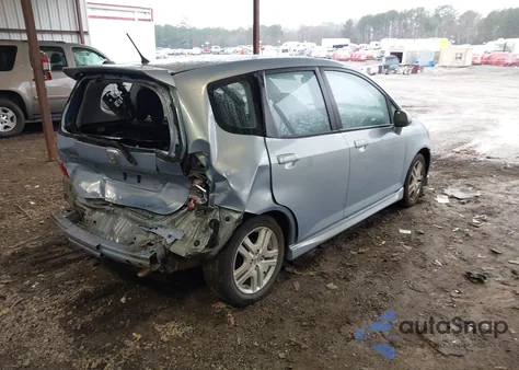 2008 Honda Fit Sport from USA, damaged, VIN JHMGD38658S035581